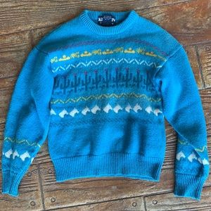 Western wool sweater
